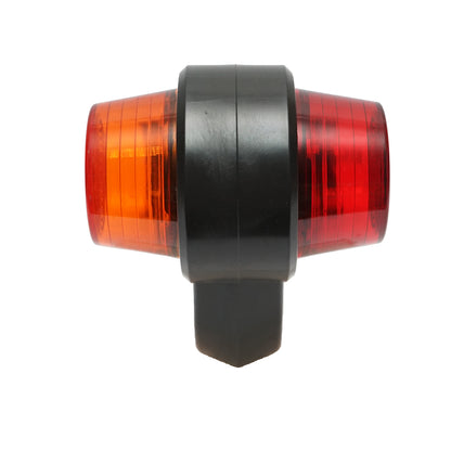 Set of LED side marker lights with arm 12-24V, yellow-red FR0157 Breckner Germany