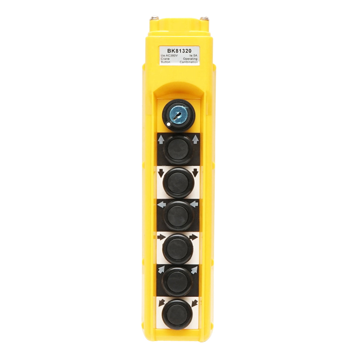 Industrial remote control with 6 commands and general contact with key 380V Breckner Germany