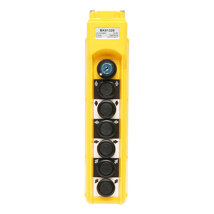 Industrial remote control with 6 commands and general contact with key 380V Breckner Germany