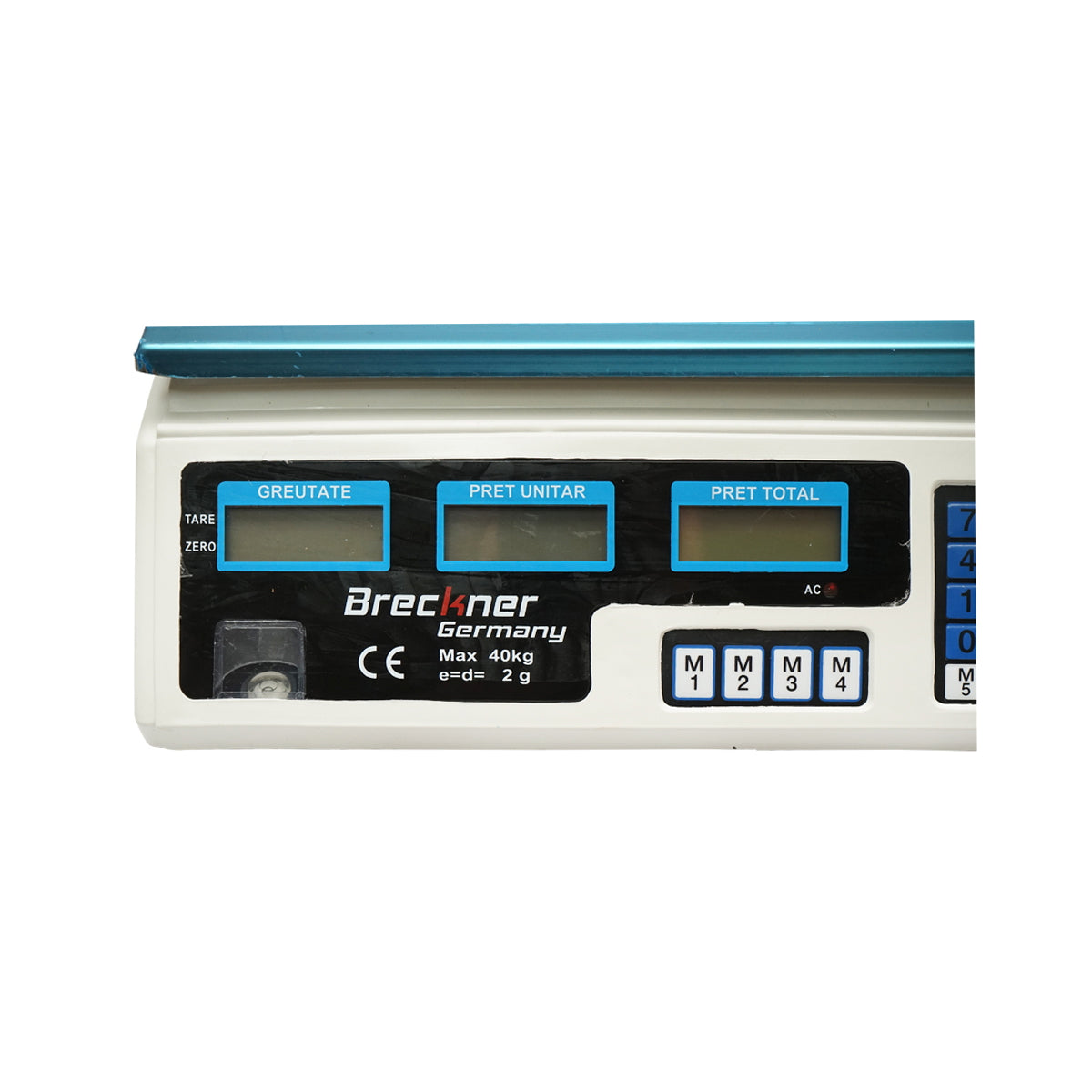 Electronic scale with LCD screen max 40 Kg with 4V battery Breckner Germany