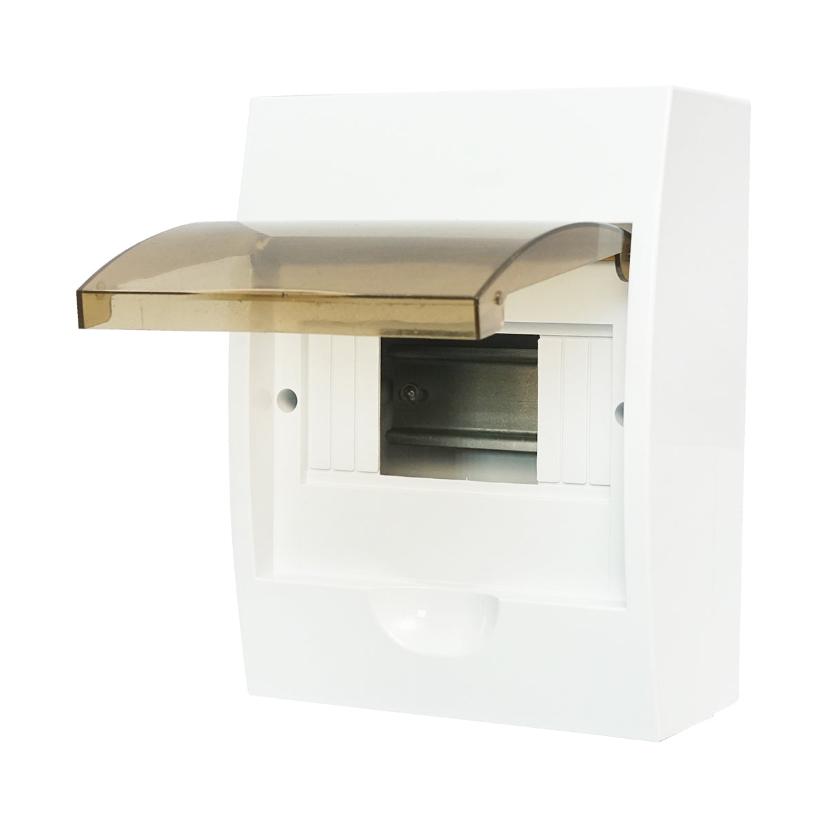 Single row fuse board, 6 modules 200x145x95mm IP40
