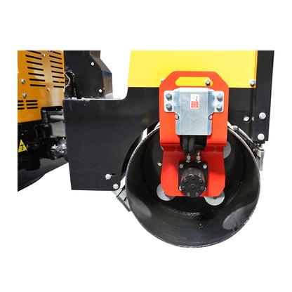 Compactor cylinder 1000kg with drums 1x800mm, 1x740mm and 9HP diesel engine, electric start