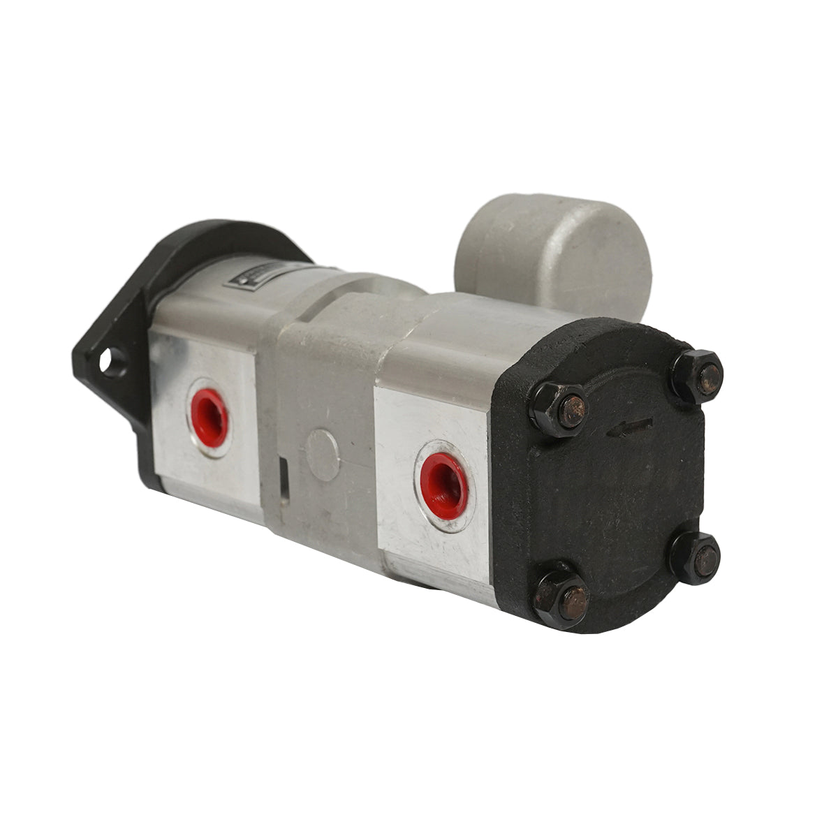Double hydraulic pump, flow 18+14cm3, rotation direction to the right for Massey Ferguson OEM 3800195M91