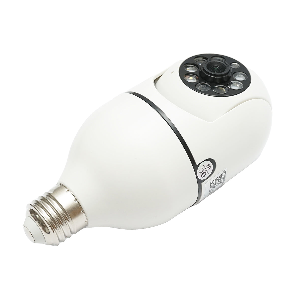 Smart-bulb PTZ surveillance camera, WIFI 2.4G 1080P, E27 bulb type with motion sensor and YIIoT application from Breckner Germany.