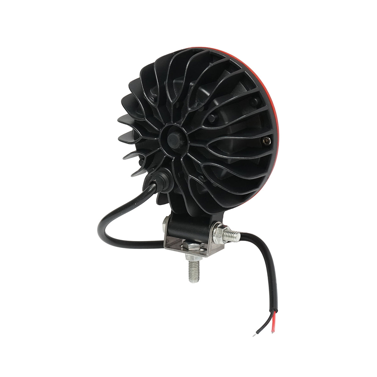 Round red LED projector lamp 30W 12V/24V 10-30V Breckner Germany