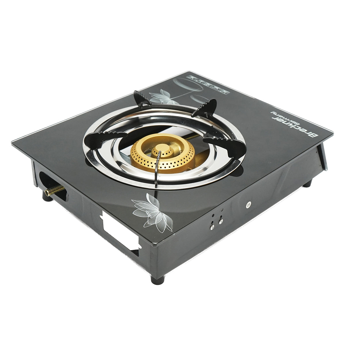 Hob, stove with a 2.5KW cast iron burner, tempered glass 400x300x90mm Breckner Germany