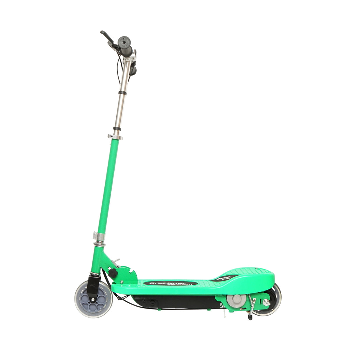 Green electric scooter 120W 24V 4.5Ah for children, maximum weight 65Kg, maximum speed 12km/h Breckner Germany