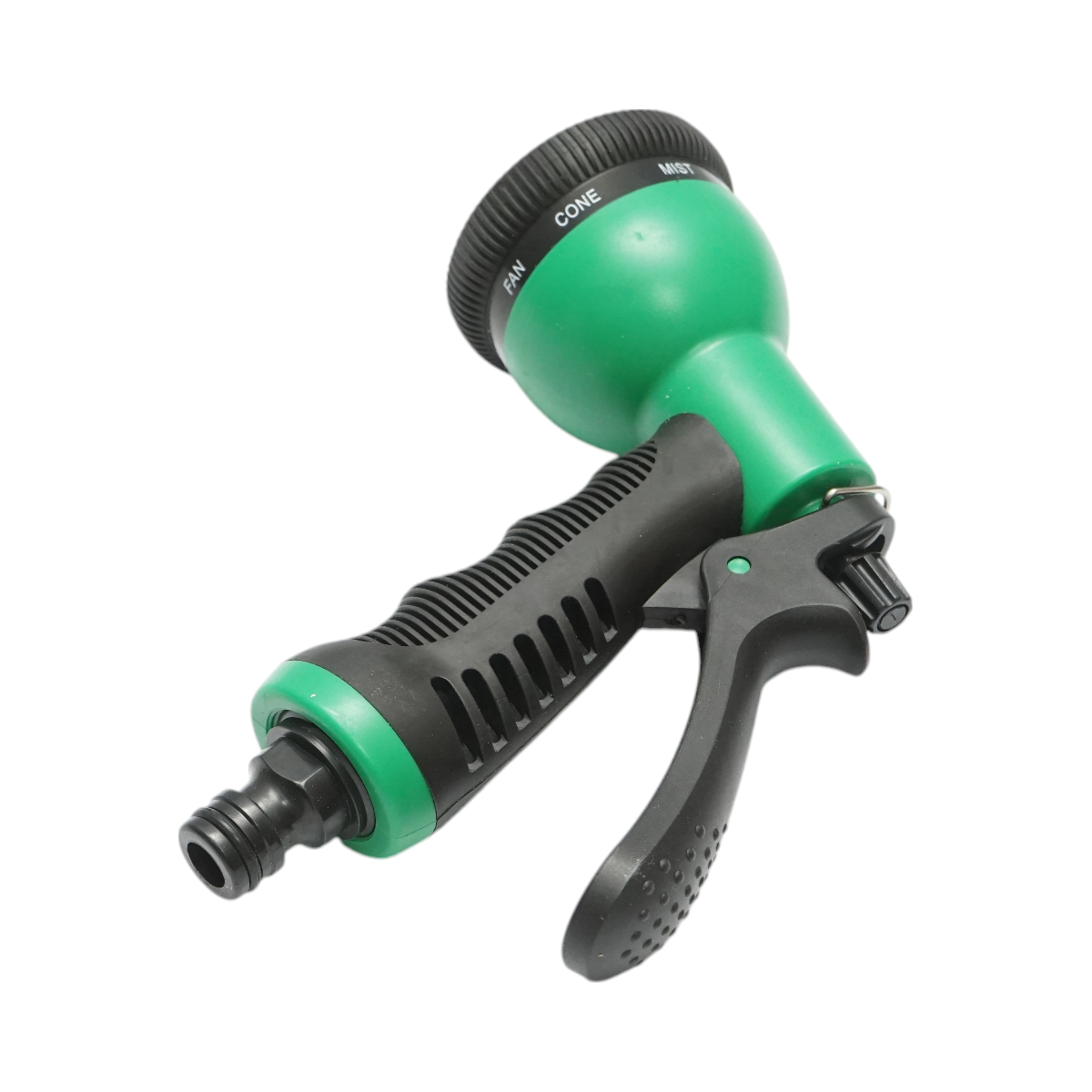 Garden shower type spray gun, adjustable 9 modes, quick coupling 1/2
