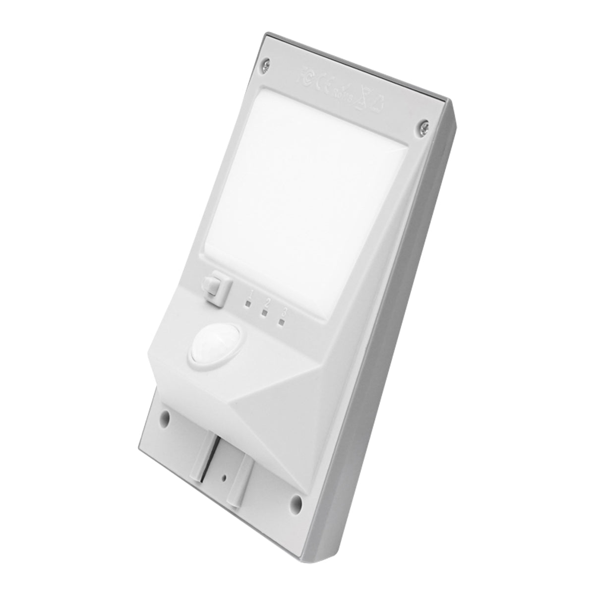 LED solar lamp 2W, 6500K, IP44 with motion sensor, solar panel and battery Breckner Germany
