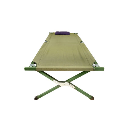 Foldable camping bed, green olive camping 190x66x42 cm Breckner Germany