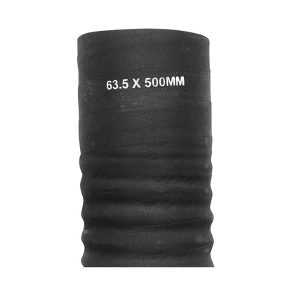 Flexible cooling hose inner diameter 63.5x500mm made of rubber with textile insert and metal spiral, 9 Bar Breckner Germany