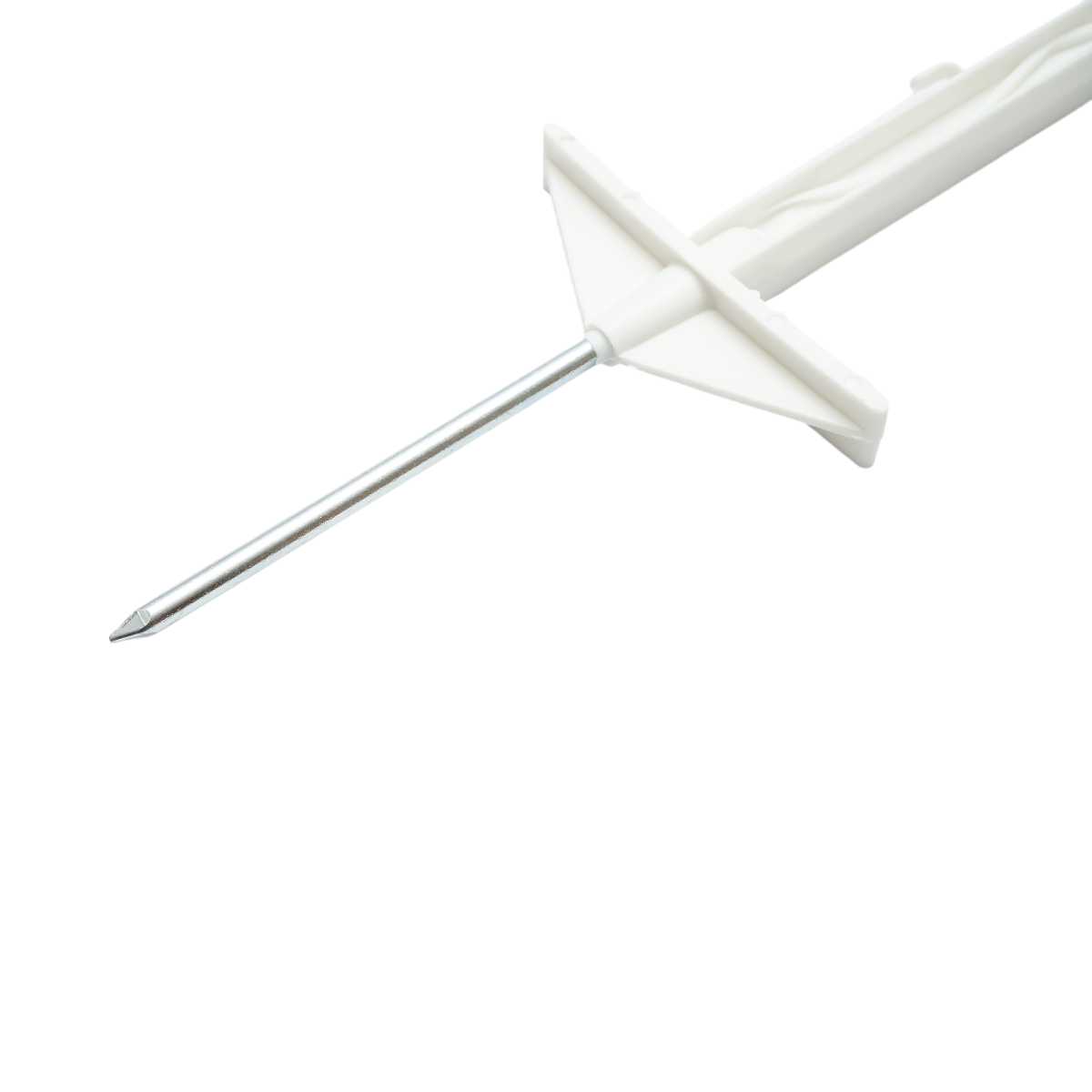 Plastic post 1050mm white for electric fence wire Breckner Germany