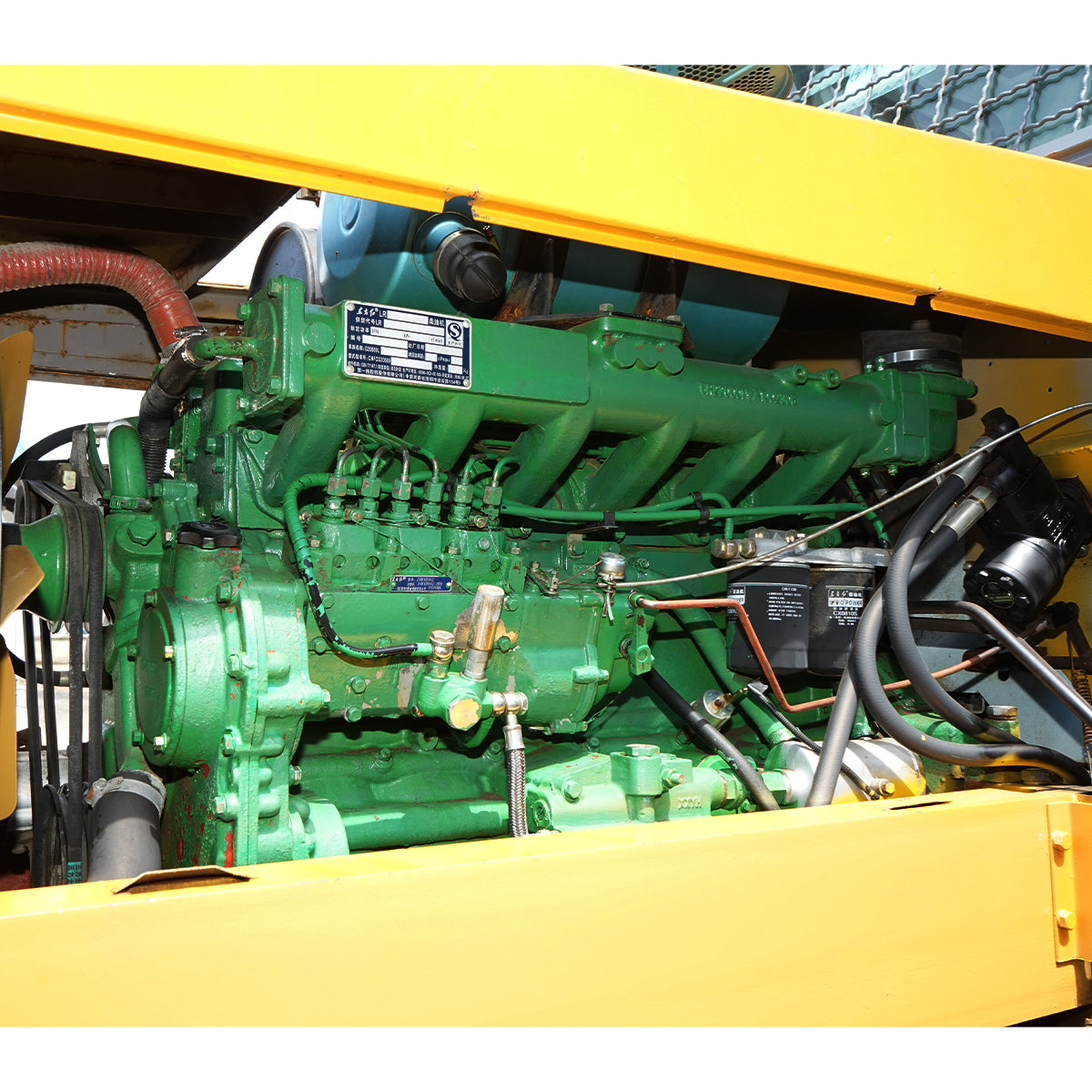 Forest tractor with a 6-cylinder engine, 100 hp, tires 23.1/26, Baisan