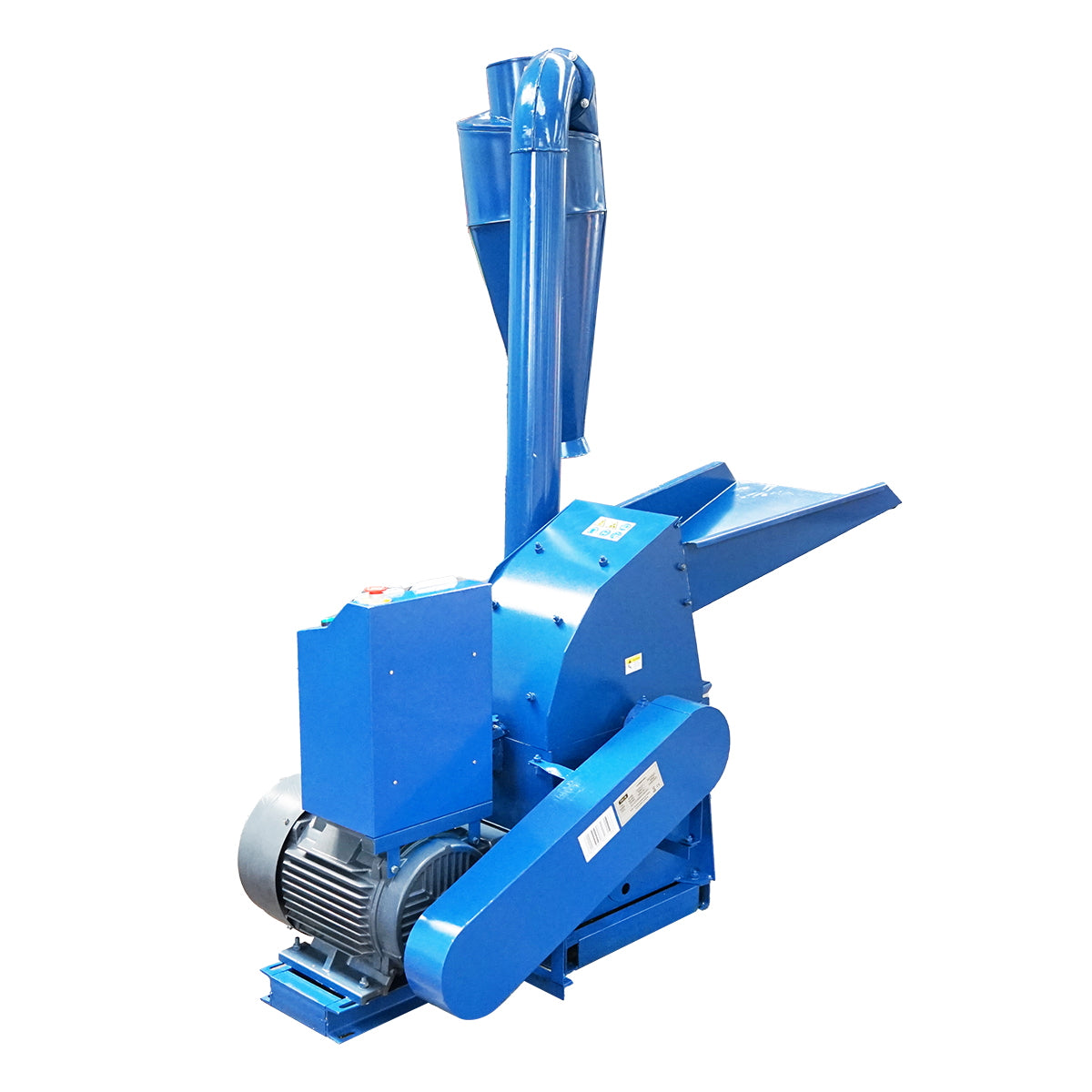 Feed chopper, grinding mill with cyclone 11KW, 380V, CF420C maximum capacity 700Kg/H