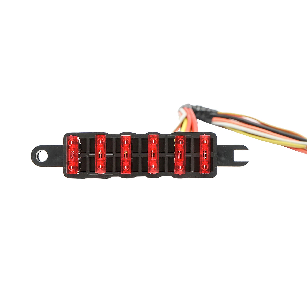 Flat fuse box with cover and wiring for UTB U-445, Fiat, New Holland, Massey Ferguson, Case IH, Ford