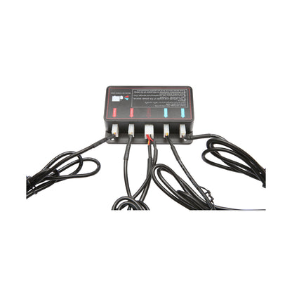 Set of 8 strobe lights with 3 LEDs, yellow light 12V Breckner Germany