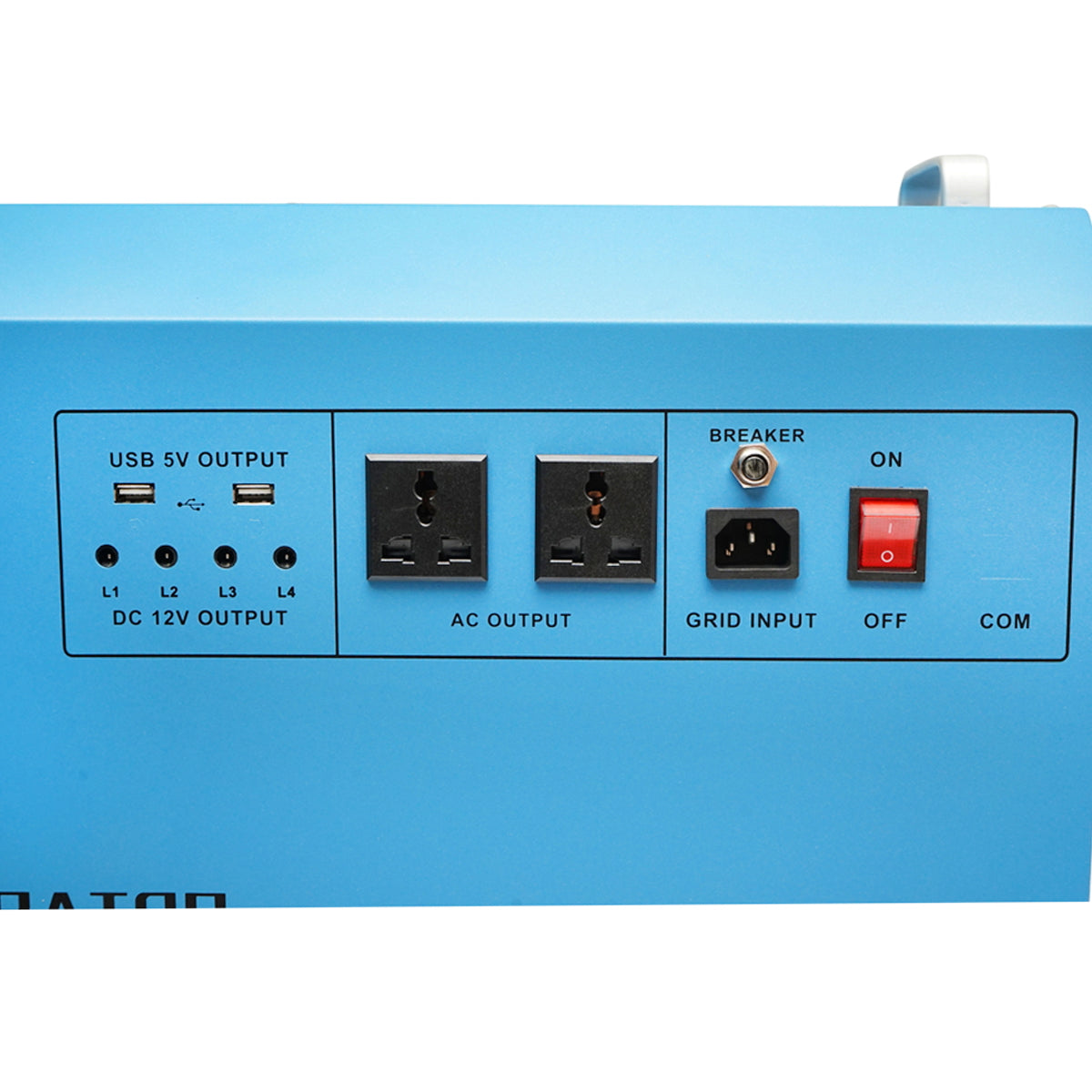 800W PWM 12V solar inverter, 50A equipped with a 12V/85Ah stationary battery, mobile with controller