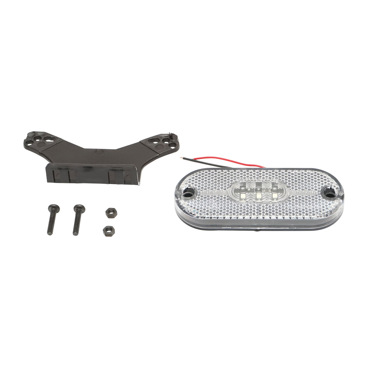 Side marker lamp with LED 12/24V, white Breckner Germany