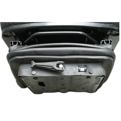 Universal adjustable seat for weight 50-130kg, armrests and backrest reclining 50-90° for tractor, agricultural machinery, industrial, forklift