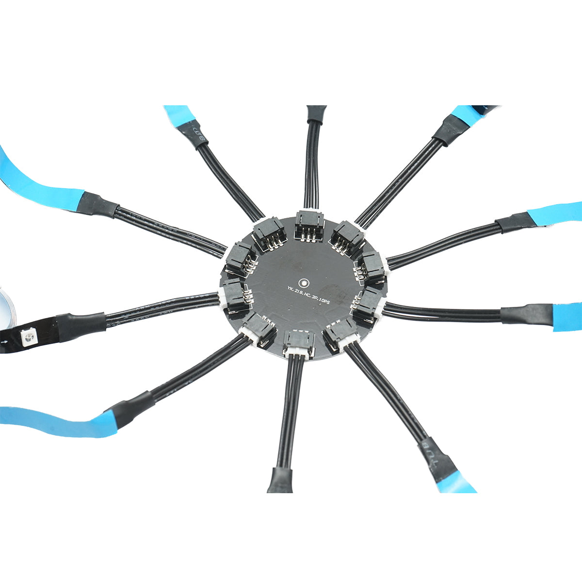 LED strip model fireworks 11x0.5+1x1m 5V, USB, bluetooth, voice control, RGB+IC application Breckner Germany