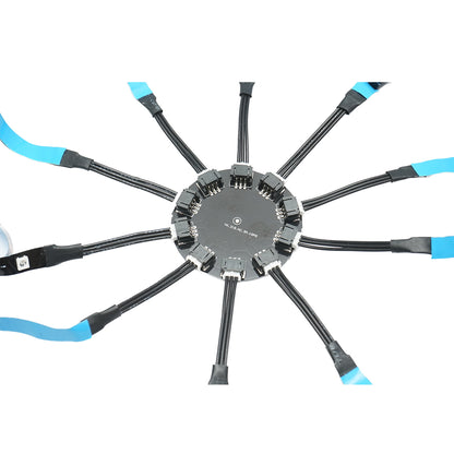 LED strip model fireworks 11x0.5+1x1m 5V, USB, bluetooth, voice control, RGB+IC application Breckner Germany