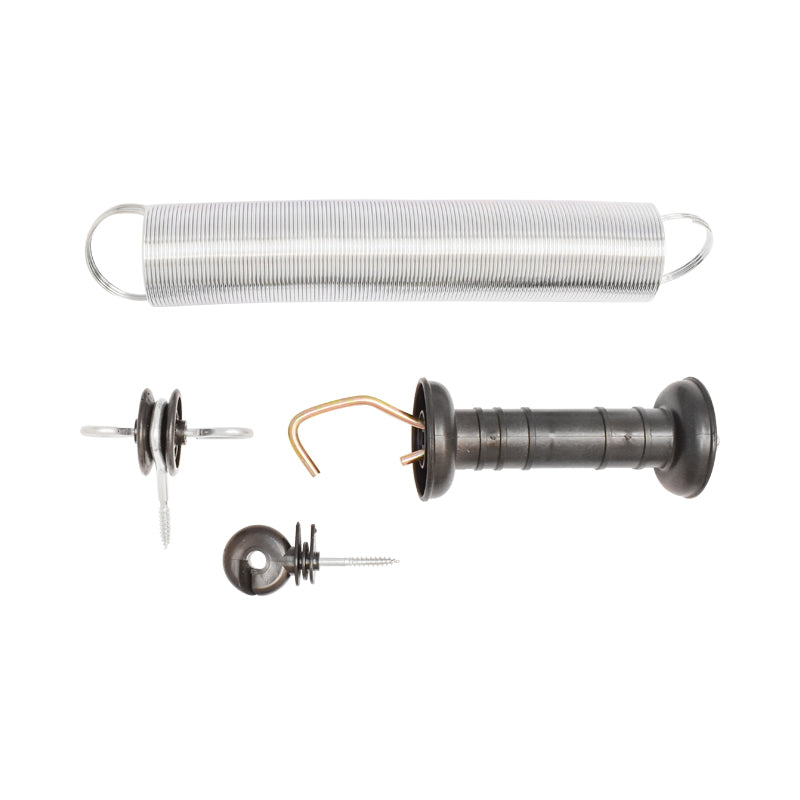 Complete 12V electric fence kit, 14 Joules, 1000m wire with 20W solar panel and 100 insulators Breckner Germany