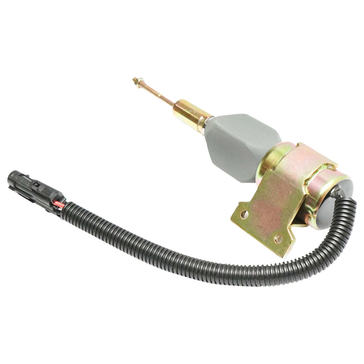 Injector pump solenoid shut-off with sensor for Case IH J930658