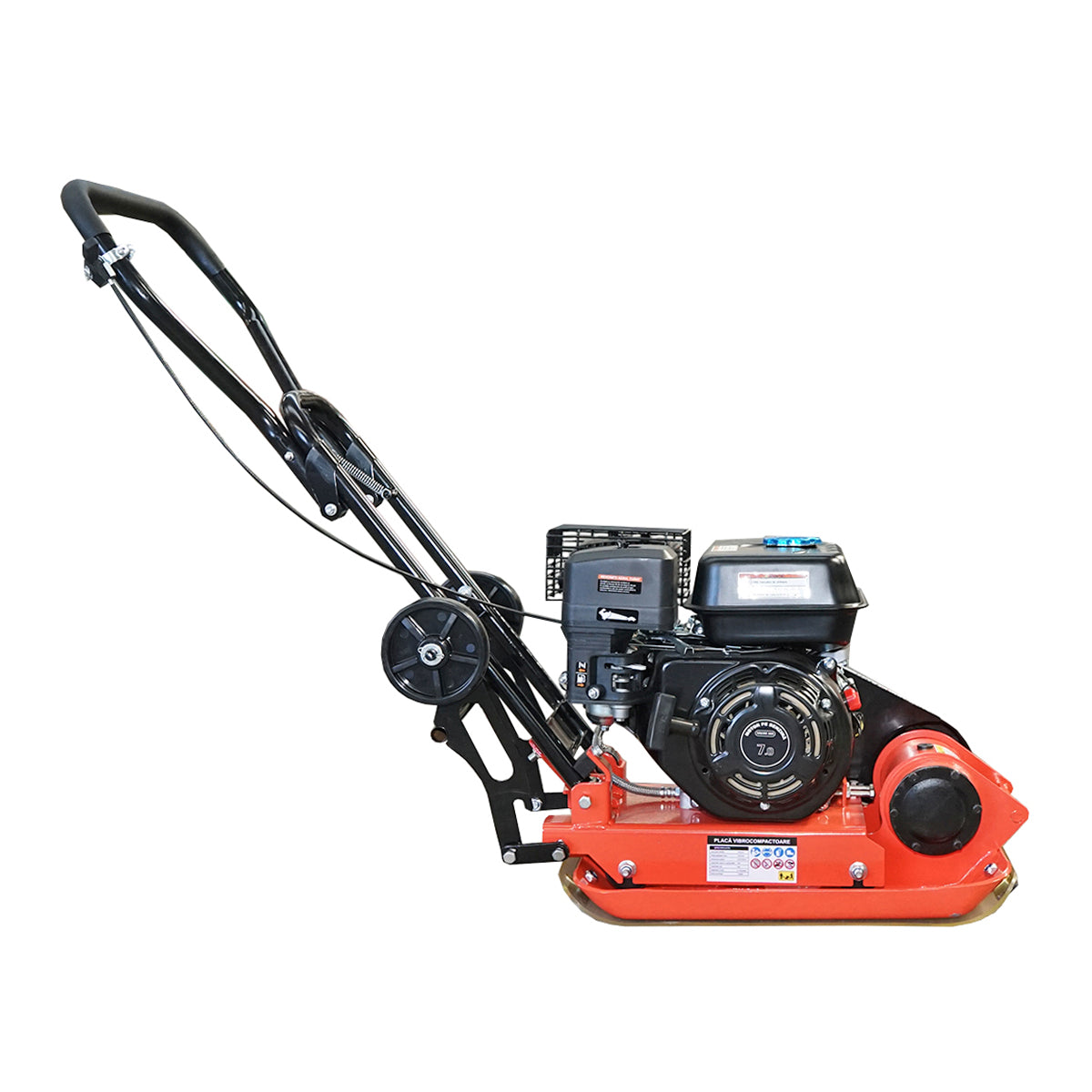 C60-A plate compactor with a working surface of 510x370mm, standard euro 5 engine, 78CC/6.5HP, 5900 RPM, 58Kg Breckner Germany