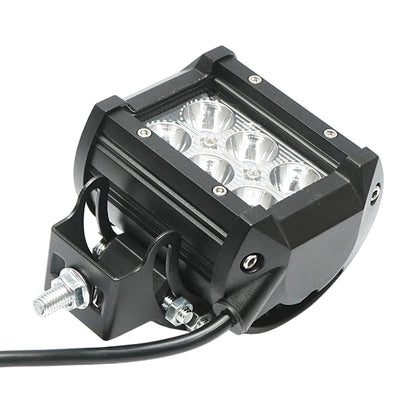 Lamp with 6 LEDs 10-30V 18W radiation angle 30 degrees spot type 4/9.8cm 6000K IP67 Breckner Germany