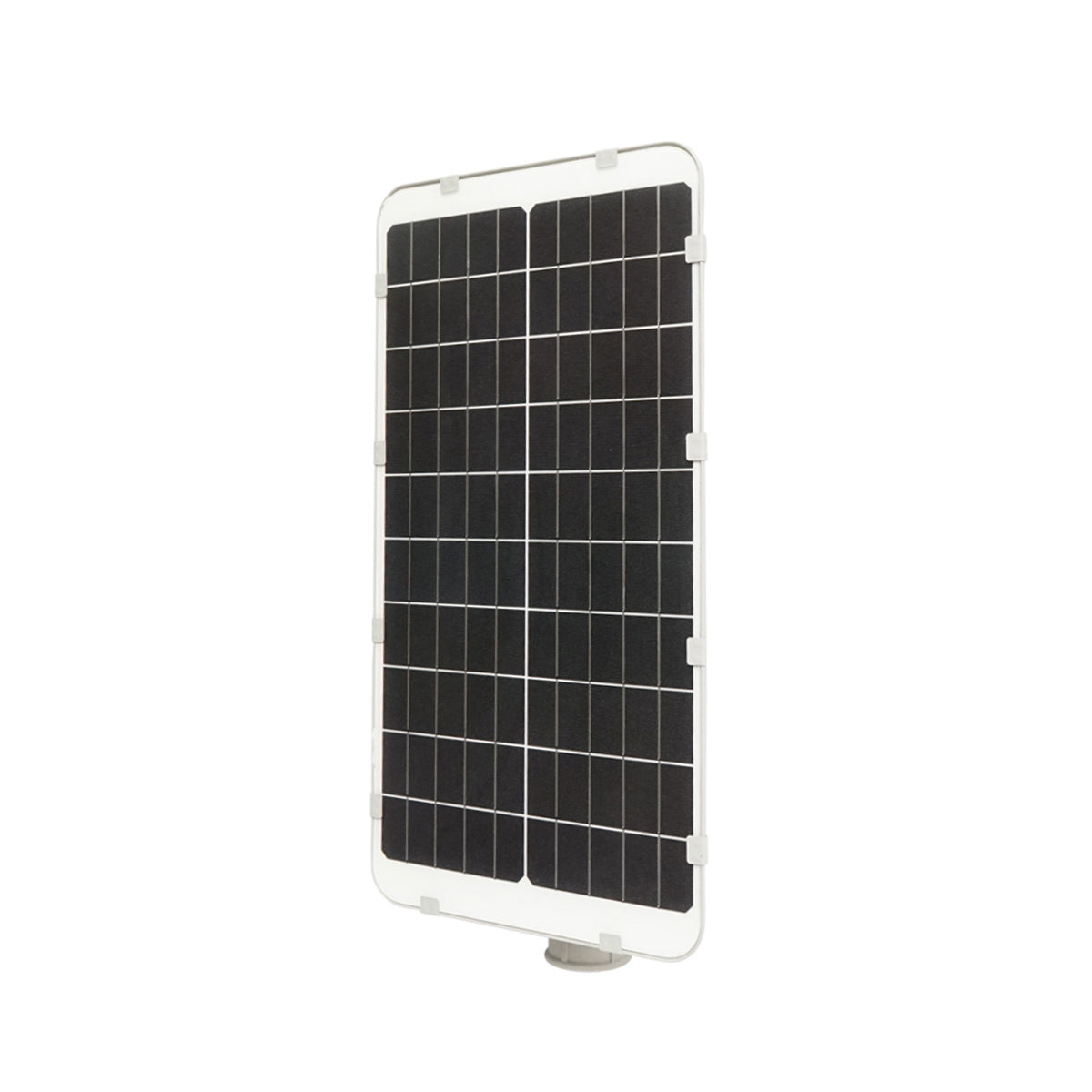 LED solar street light 180W, 6500K, IP65 with solar panel, motion sensor and pole mounting Breckner Germany