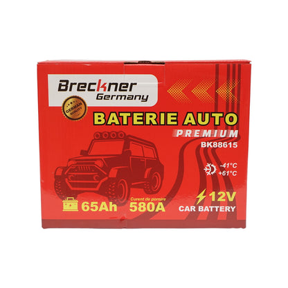 Accumulator, car battery 65Ah, 580A, 12V BRECKNER PREMIUM