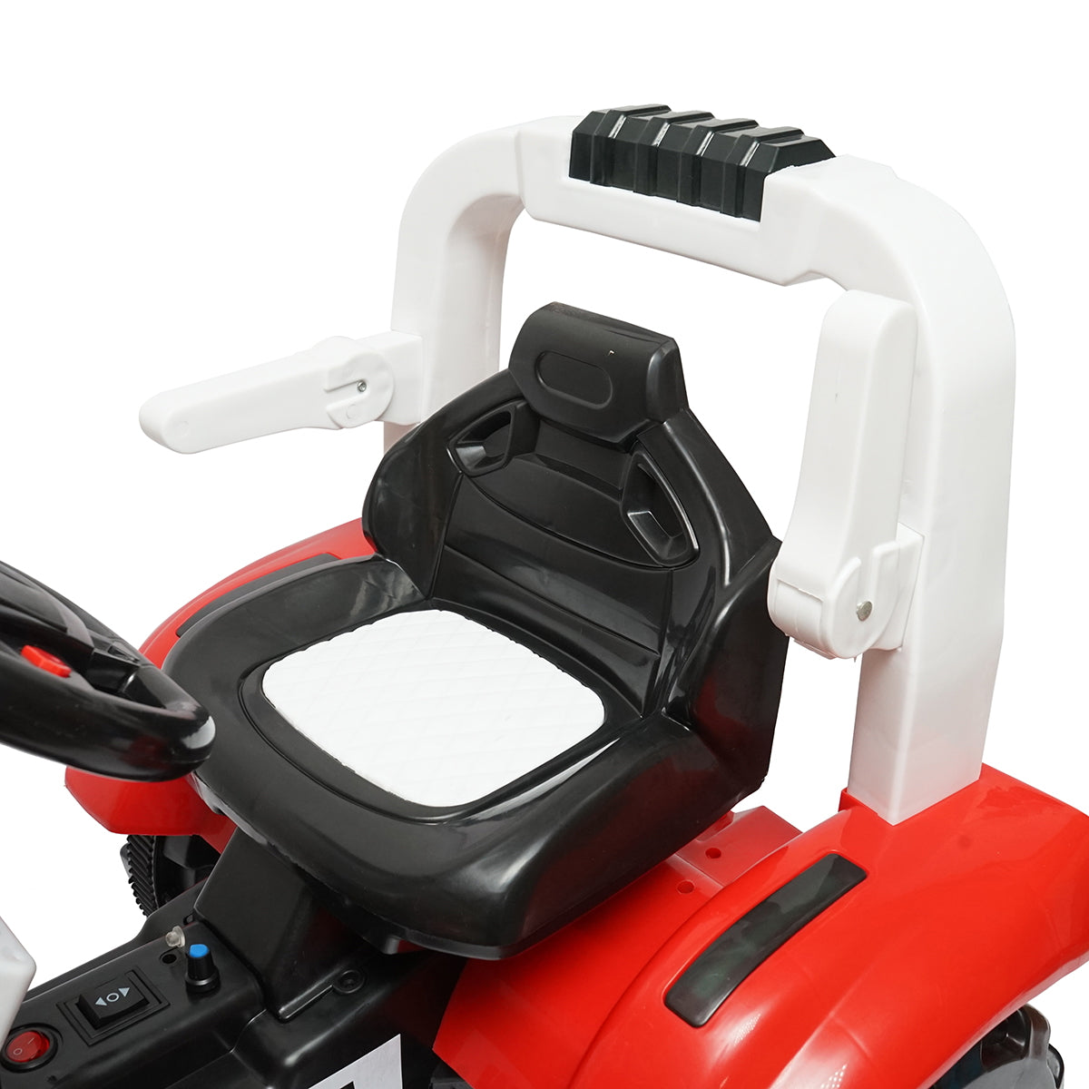 Electric tractor with trailer and battery for kids, toy for 3-6 years Hello Baby