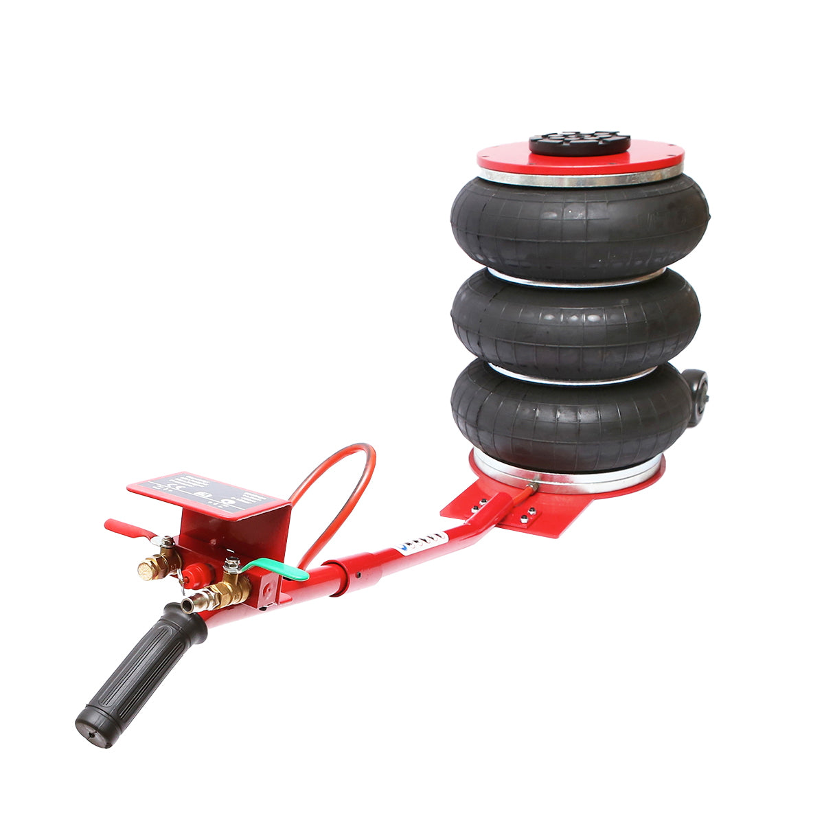 Professional pneumatic jack 145-400mm with air cushion, working pressure 8-12Bar. Maximum load 5T Breckner Germany