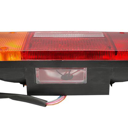 Left stop lamp with signaling and reverse light for truck 330x125x80 mm