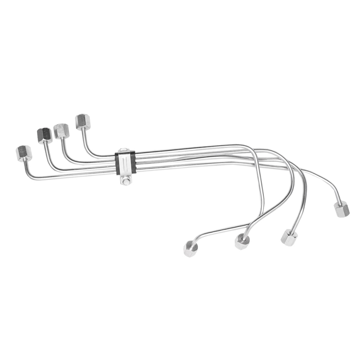 Complete fuel injector pipes set with fixing clamp UTB U-650