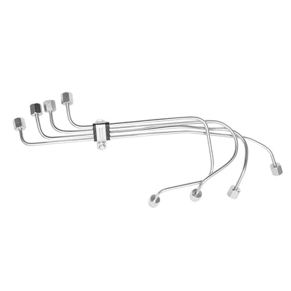 Complete fuel injector pipes set with fixing clamp UTB U-650