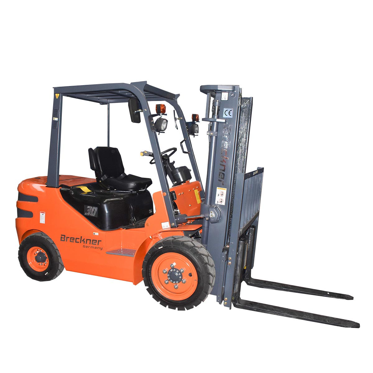 3 Ton Forklift with lateral translation, 1070mm duplex, lifting height 3m