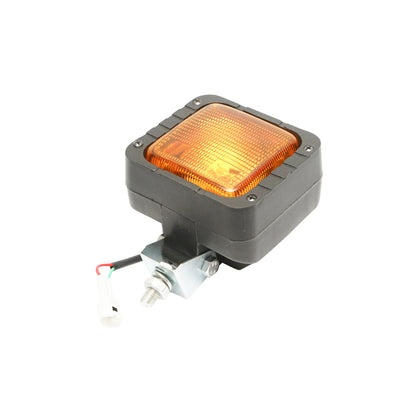 Yellow lamp, universal work projector, John Deere, JCB 12V, 55W, H3 code OPM O010219Y