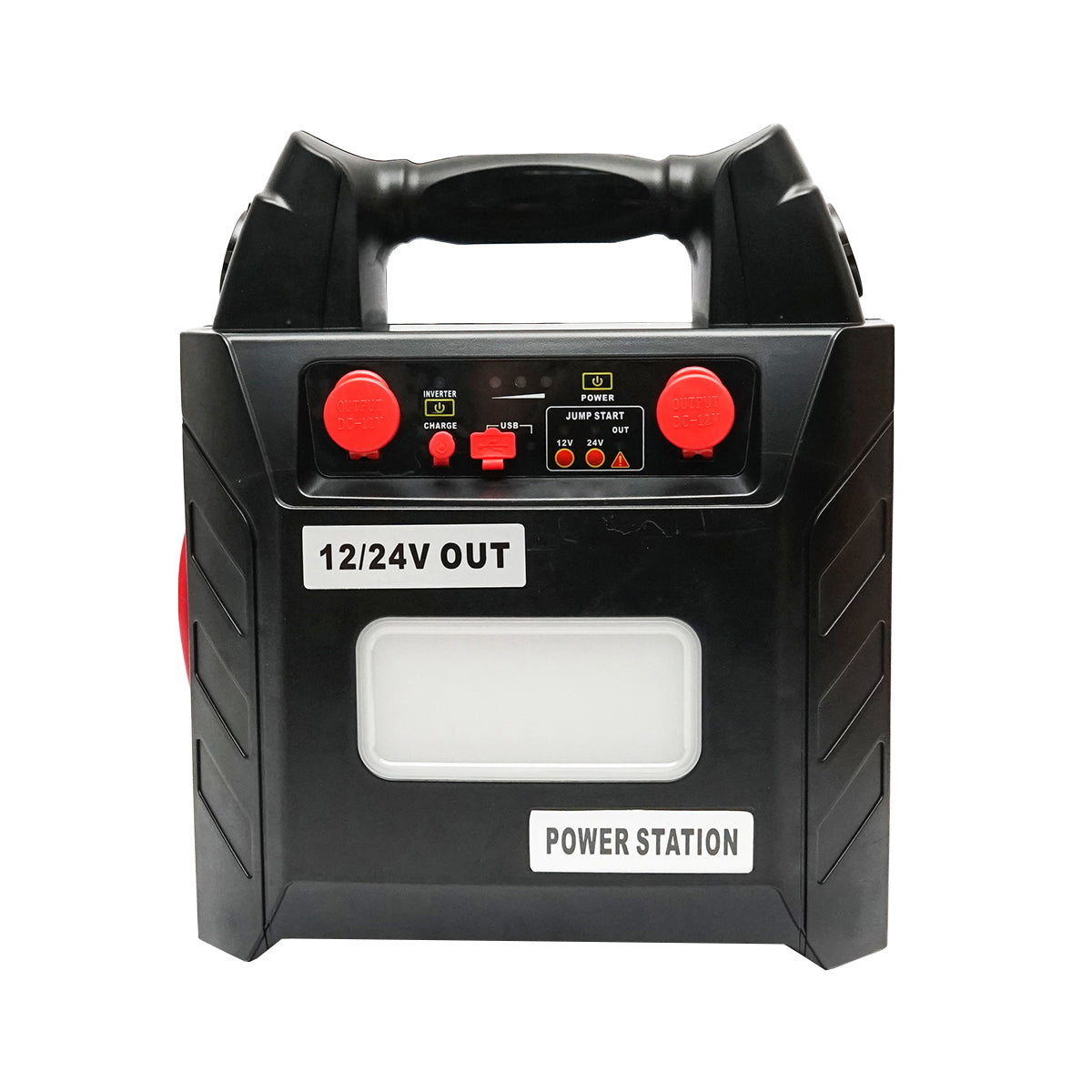 Portable start-up robot with 5 functions 12/24V 300W 600-3000A, battery included, 3W LED lamp and 1xUSB 5V/2.1A