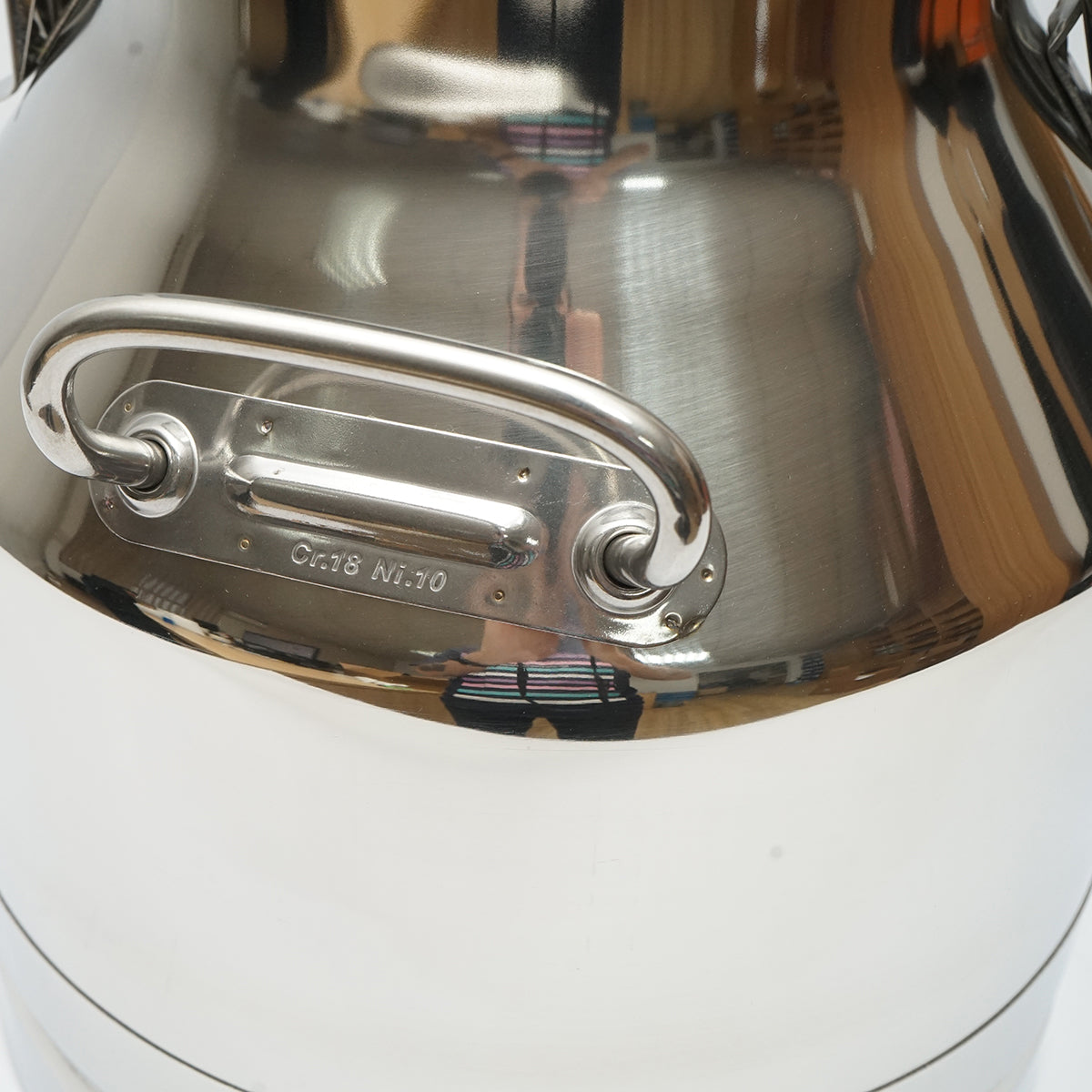 Stainless steel milk can with lid 20L cow milking machine Breckner Germany
