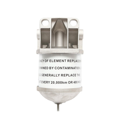Diesel filter battery with a priming pump at 90 degrees with CAV filter