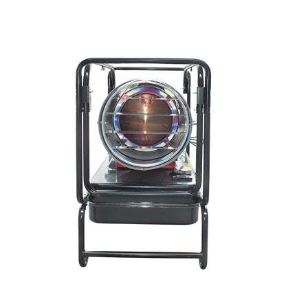 Diesel and electric air heater 220V, consumption 3.5L/h, tank 45L, capacity 1000 m³/h