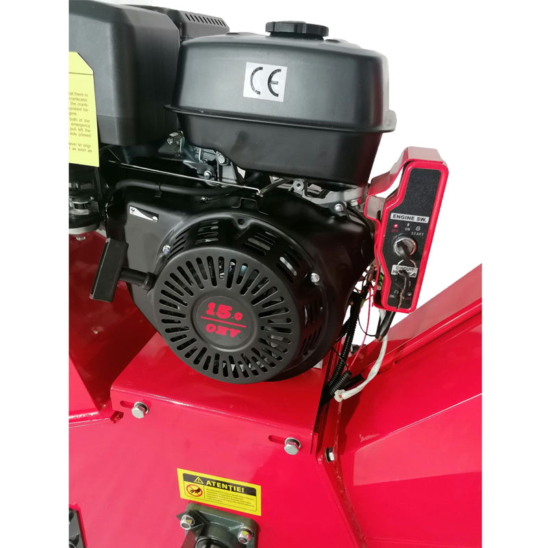 Gas branch shredder, TC 15-120, rear discharge, 15 HP, maximum branch thickness 120 mm, 175 kg Breckner Germany