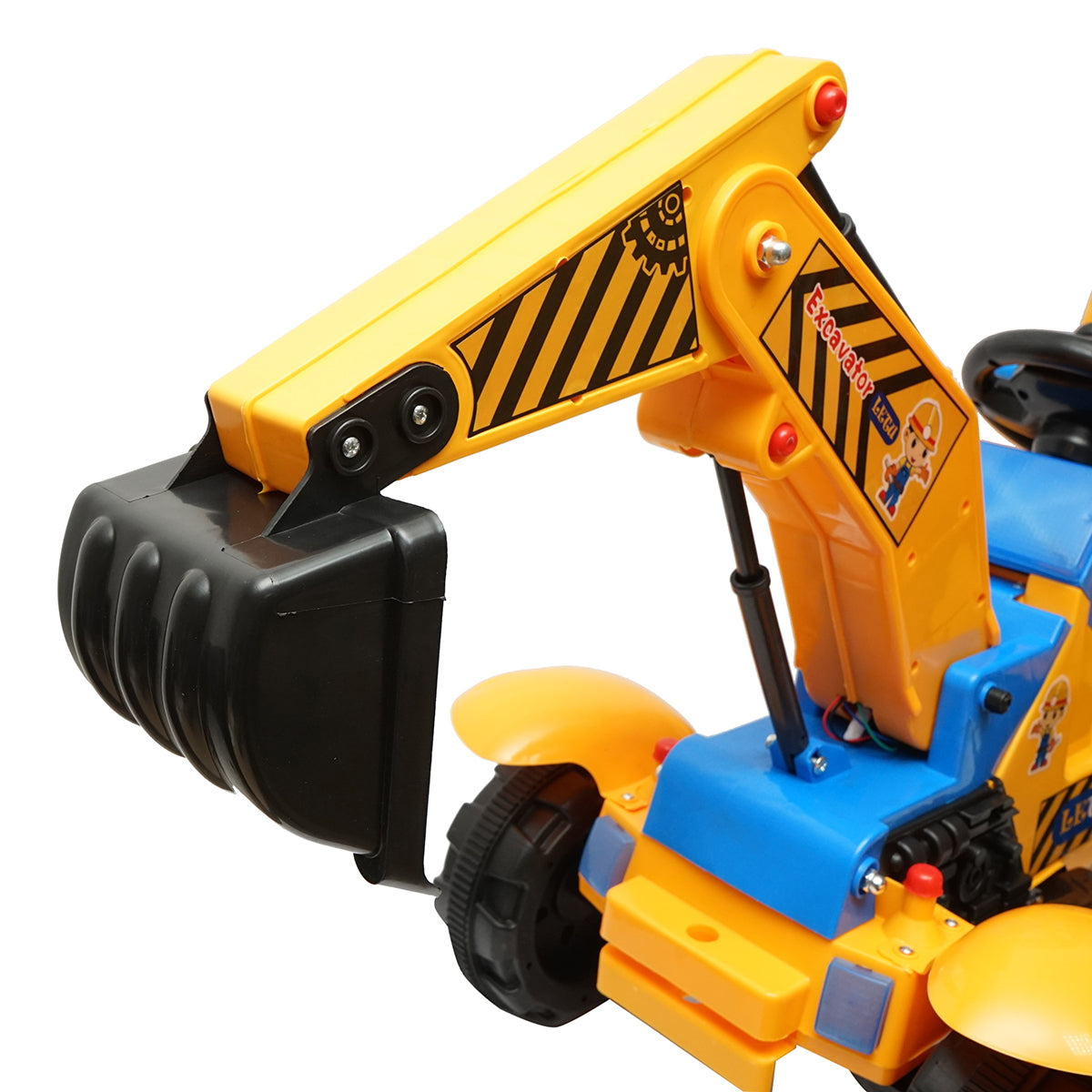 Excavator, electric battery-powered car for children aged 3-6 years LETU Excavator