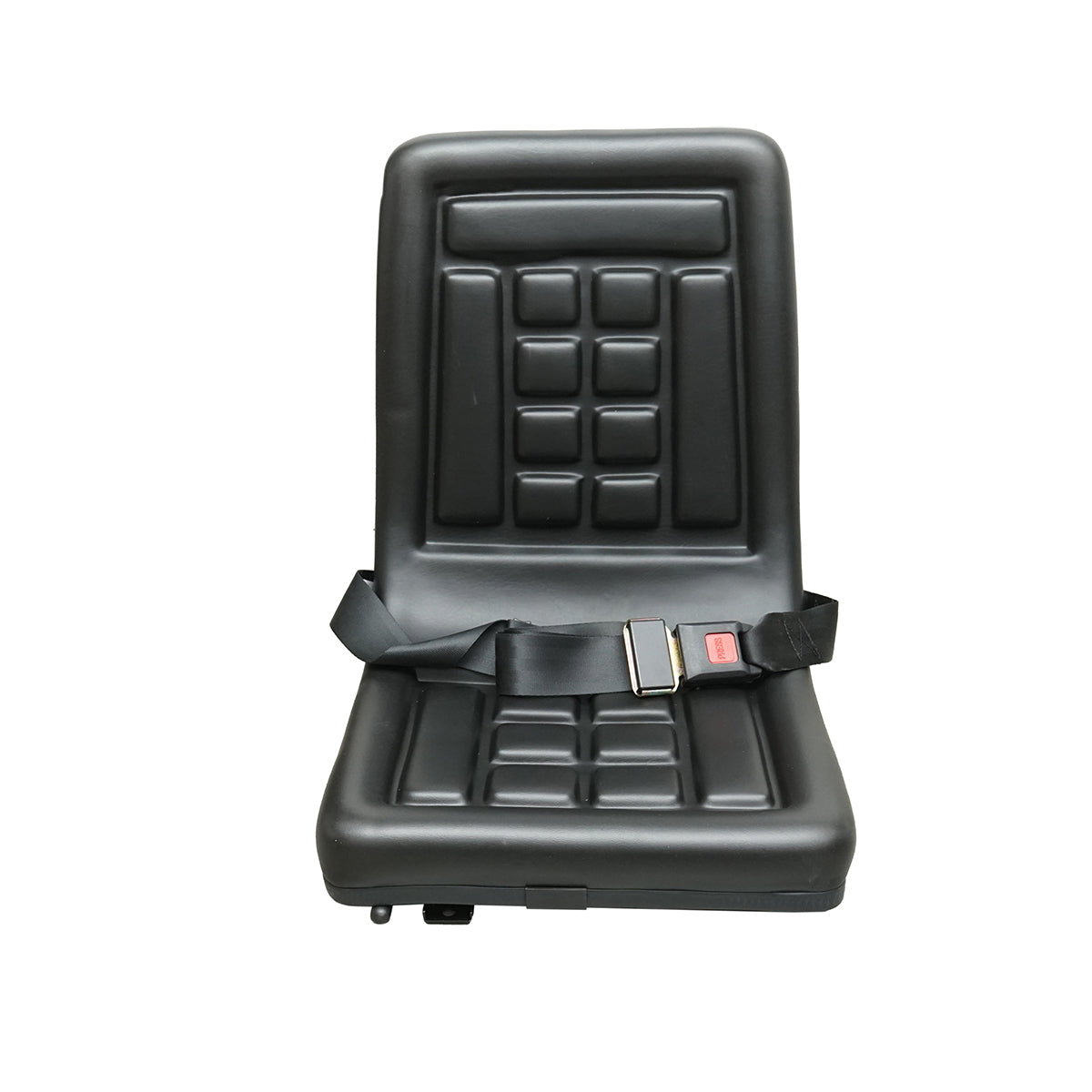 Universal seat with seat belt for tractor and machinery, forklift