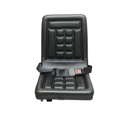 Universal seat with seat belt for tractor and machinery, forklift