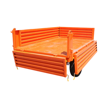 1.5T tipping trailer with electrical system, single axle, and 185R14 tires