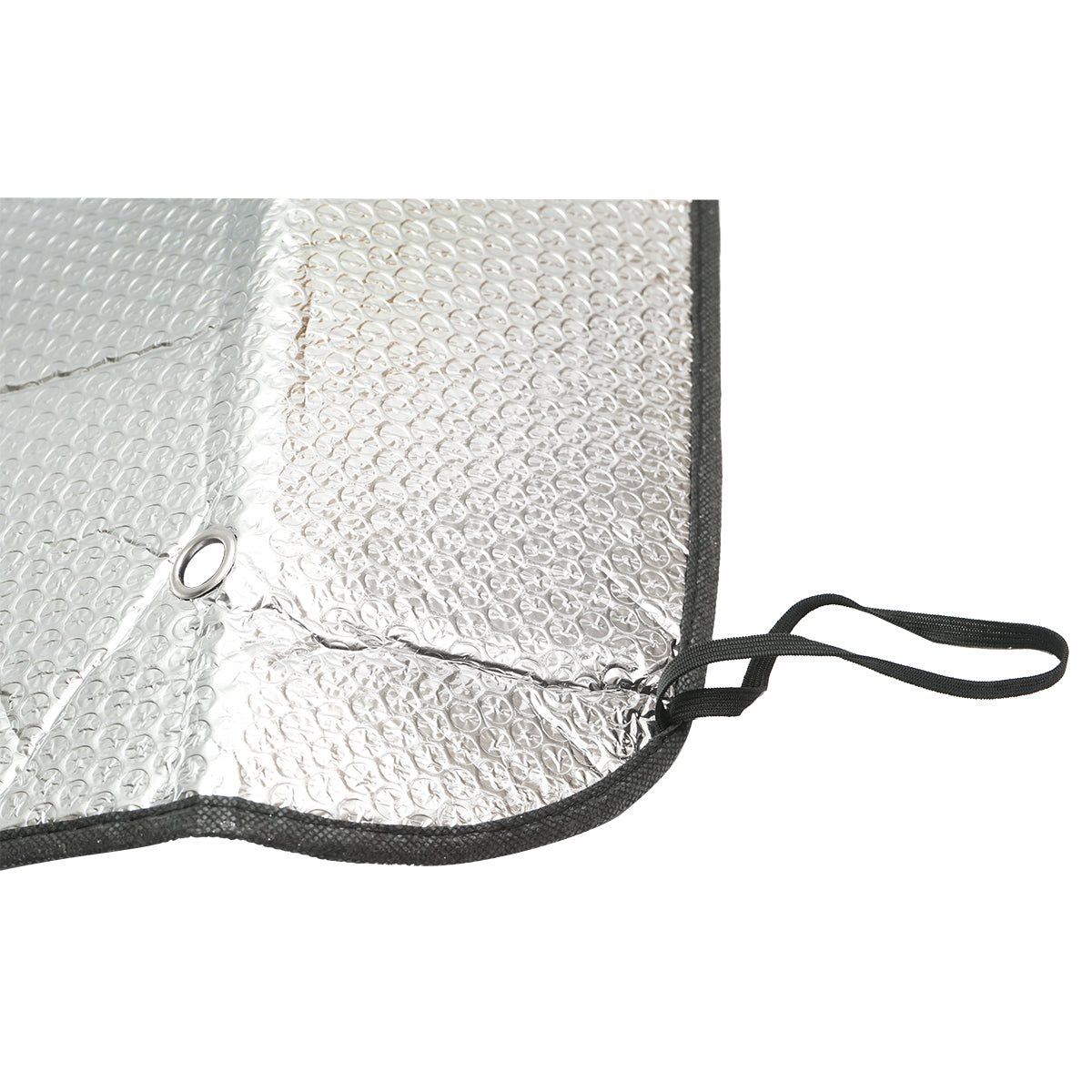 Car sunshade windshield 130x60cm aluminum foil and fixing suction cups Breckner Germany