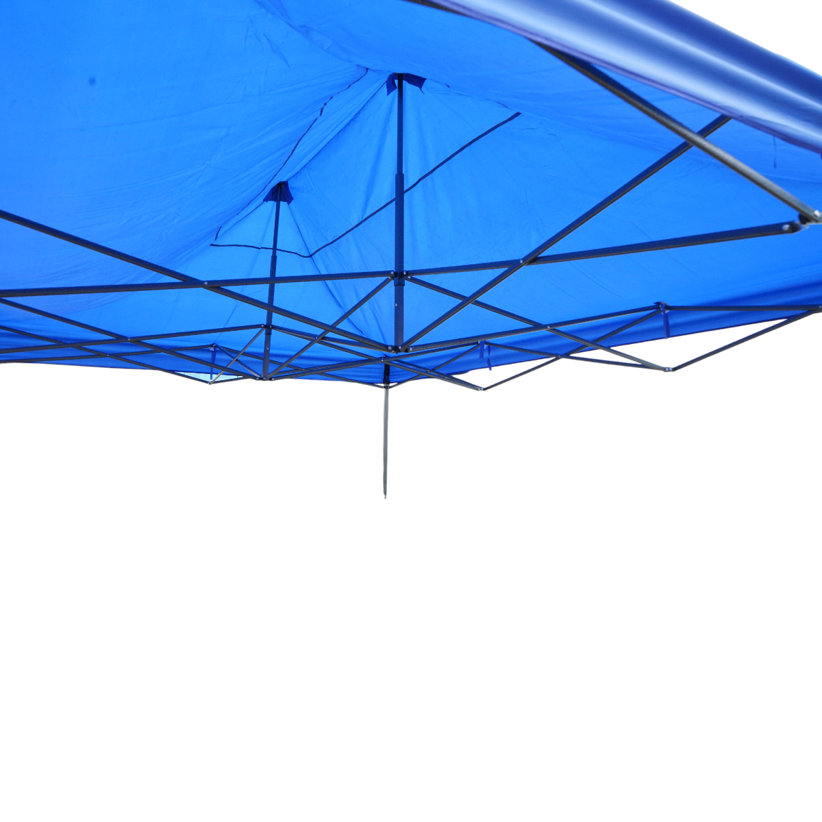 Blue pavilion tent 3x4.5m, adjustable height, foldable