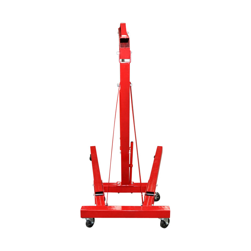 Folding hydraulic crane type giraffe for workshop 2T